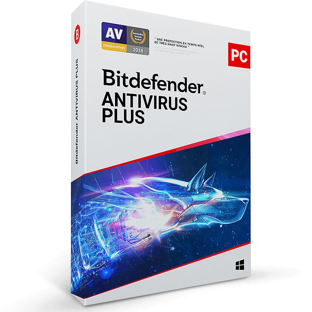 Bitdefender Antivirus Plus - 1 an (1 PC)